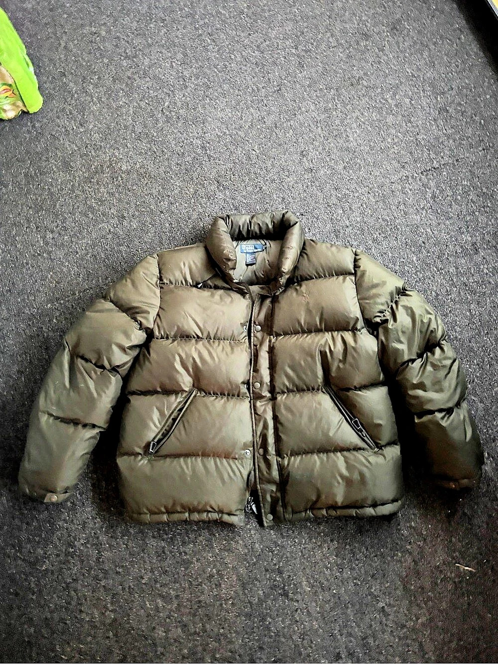 Polo Ralph Lauren Green Puffer Jacket Size XL